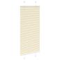 Preview: Plissee Creme 65x150 cm Stoffbreite 64,4 cm Polyester