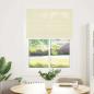 Preview: Plissee Creme 100x150 cm Stoffbreite 99,4 cm Polyester