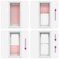 Preview: Plissee Rosa 60x150 cm Stoffbreite 59,4 cm Polyester