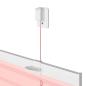 Preview: Plissee Rosa 55x200 cm Stoffbreite 54,4 cm Polyester