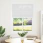 Preview: Plissee Weiß 100x100 cm Stoffbreite 99,4 cm Polyester