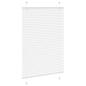Preview: Plissee Weiß 100x100 cm Stoffbreite 99,4 cm Polyester