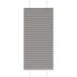 Preview: Plissee Anthrazit 65x100 cm Stoffbreite 64,4 cm Polyester