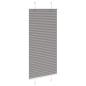 Preview: Plissee Anthrazit 65x100 cm Stoffbreite 64,4 cm Polyester