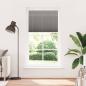 Preview: Plissee Anthrazit 110x200 cm Stoffbreite 109,4 cm Polyester