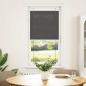 Preview: Plissee Schwarz 60x100 cm Stoffbreite 59,4 cm Polyester