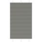 Preview: ARDEBO.de - Plissee Anthrazit 120x200 cm Stoffbreite 119,4 cm Polyester