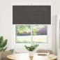 Preview: Plissee Schwarz 120x100 cm Stoffbreite 119,4 cm Polyester