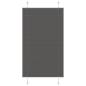 Preview: ARDEBO.de - Plissee Schwarz 80x150 cm Stoffbreite 79,4 cm Polyester
