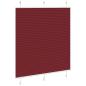Preview: Plissee Bordeauxrot 115x150 cm Stoffbreite 114,4 cm Polyester