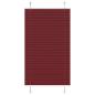 Preview: ARDEBO.de - Plissee Bordeauxrot 80x150 cm Stoffbreite 79,4 cm Polyester