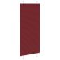 Preview: Plissee Bordeauxrot 90x200 cm Stoffbreite 89,4 cm Polyester