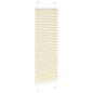 Preview: Plissee Creme 50x100 cm Stoffbreite 49,4 cm Polyester