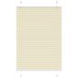 Preview: ARDEBO.de - Plissee Creme 95x150 cm Stoffbreite 94,4 cm Polyester