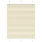 Preview: ARDEBO.de - Plissee Creme 105x150 cm Stoffbreite 104,4 cm Polyester