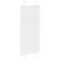 Preview: Plissee Weiß 60x100 cm Stoffbreite 59,4 cm Polyester