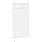 Preview: Plissee Weiß 80x150 cm Stoffbreite 79,4 cm Polyester
