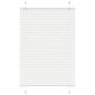 Preview: ARDEBO.de - Plissee Weiß 85x100 cm Stoffbreite 84,4 cm Polyester