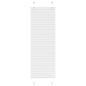 Preview: ARDEBO.de - Plissee Weiß 45x150 cm Stoffbreite 44,4 cm Polyester