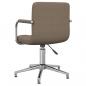 Preview: Esszimmerstuhl Drehbar Taupe Stoff