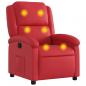 Preview: Massagesessel Rot Kunstleder
