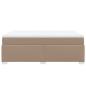 Preview: Boxspringbett Matratze Cappuccino-Braun 140x190cm Kunstleder