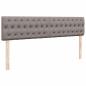 Preview: Ottoman-Bett mit Matratze Taupe 180x200 cm Stoff