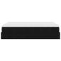 Preview: Ottoman-Bett mit Matratze Schwarz 140x190 cm Samt