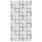 Preview: Duschrollo 130x240 cm Stoffbreite 126 cm
