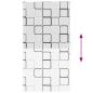 Preview: Duschrollo 130x240 cm Stoffbreite 126 cm