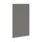 Preview: Plissee Anthrazit 75x100 cm Stoffbreite 74,4 cm Polyester
