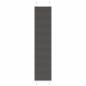 Preview: ARDEBO.de - Plissee Schwarz 45x200 cm Stoffbreite 44,4 cm Polyester