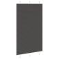 Preview: Plissee Schwarz 115x200 cm Stoffbreite 114,4 cm Polyester