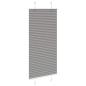 Preview: Plissee Anthrazit 65x150 cm Stoffbreite 64,4 cm Polyester