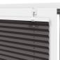 Preview: Plissee Schwarz 85x150 cm Stoffbreite 84,4 cm Polyester