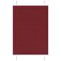 Preview: ARDEBO.de - Plissee Bordeauxrot 95x150 cm Stoffbreite 94,4 cm Polyester