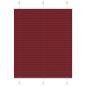 Preview: ARDEBO.de - Plissee Bordeauxrot 105x150 cm Stoffbreite 104,4 cm Polyester