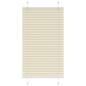 Preview: ARDEBO.de - Plissee Creme 80x150 cm Stoffbreite 79,4 cm Polyester