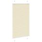 Preview: Plissee Creme 80x150 cm Stoffbreite 79,4 cm Polyester