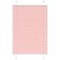 Preview: ARDEBO.de - Plissee Rosa 100x100 cm Stoffbreite 99,4 cm Polyester
