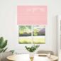 Preview: Plissee Rosa 100x100 cm Stoffbreite 99,4 cm Polyester