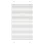 Preview: ARDEBO.de - Plissee Weiß 80x100 cm Stoffbreite 79,4 cm Polyester