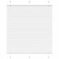 Preview: ARDEBO.de - Plissee Weiß 120x100 cm Stoffbreite 119,4 cm Polyester