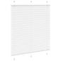 Preview: Plissee Weiß 120x100 cm Stoffbreite 119,4 cm Polyester