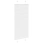 Preview: Plissee Weiß 55x150 cm Stoffbreite 54,4 cm Polyester