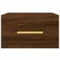 Preview: Wand-Nachttisch Braun Eichen-Optik 35x35x20 cm