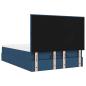 Preview: Ottoman-Bett mit Matratze Blau 140x190 cm Stoff
