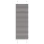 Preview: Plissee Anthrazit 50x100 cm Stoffbreite 49,4 cm Polyester