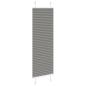Preview: Plissee Anthrazit 50x100 cm Stoffbreite 49,4 cm Polyester