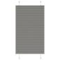 Preview: Plissee Anthrazit 80x100 cm Stoffbreite 79,4 cm Polyester